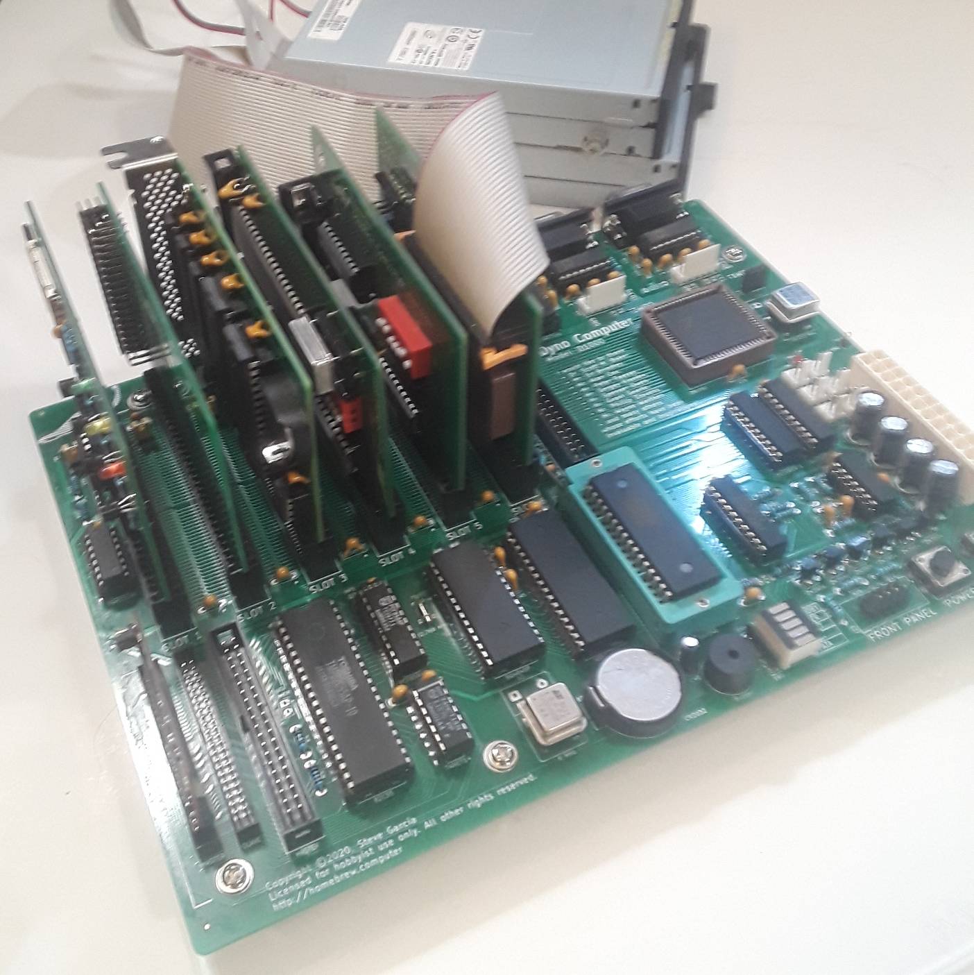 Dyno Computer Motherboard, Prototype C, with Floppy Drives